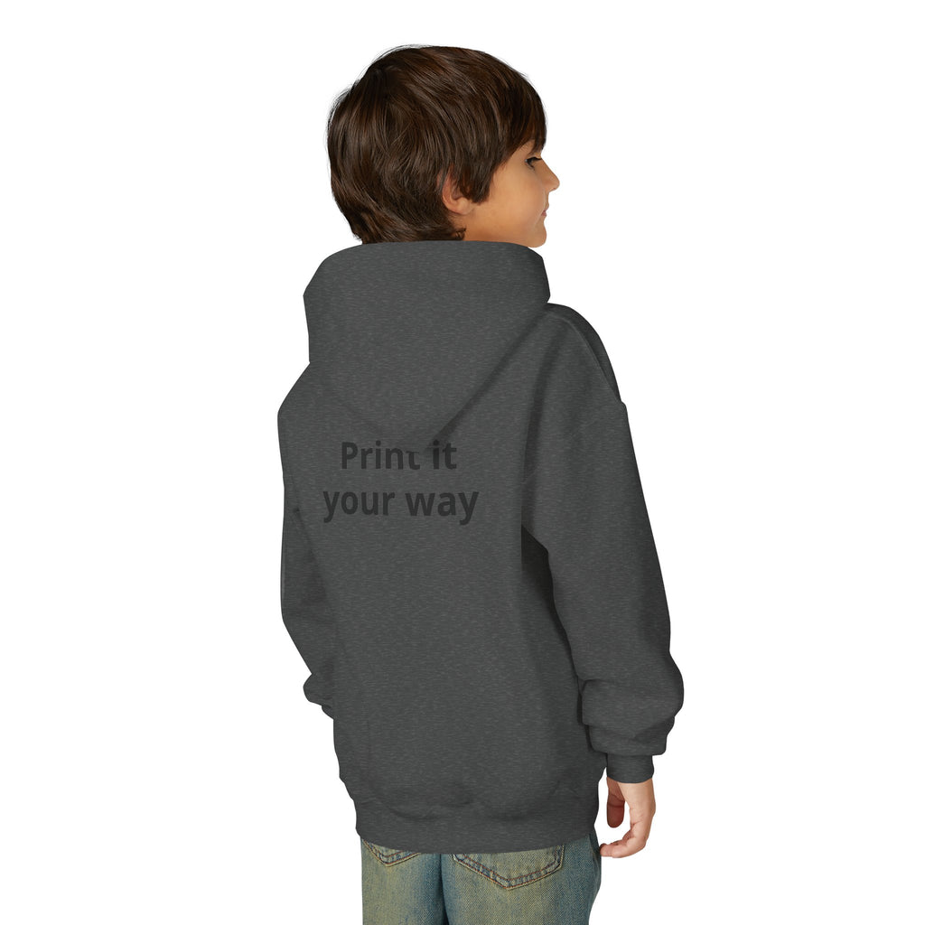 Youth Hoodie — Heart Hands Photo Graphic Hooded Sweatshirt