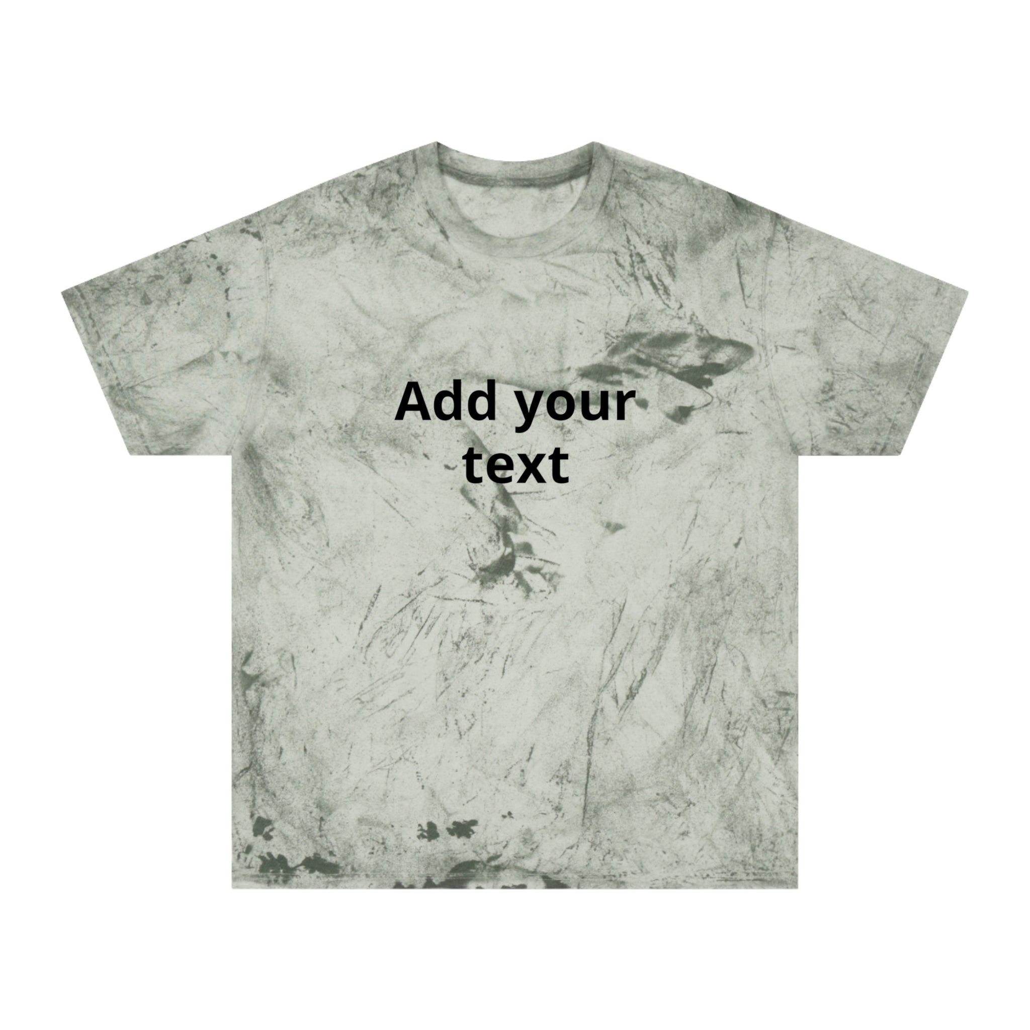 Tie-Dye Custom Text T-Shirt — "In the Zone" Graphic Tee