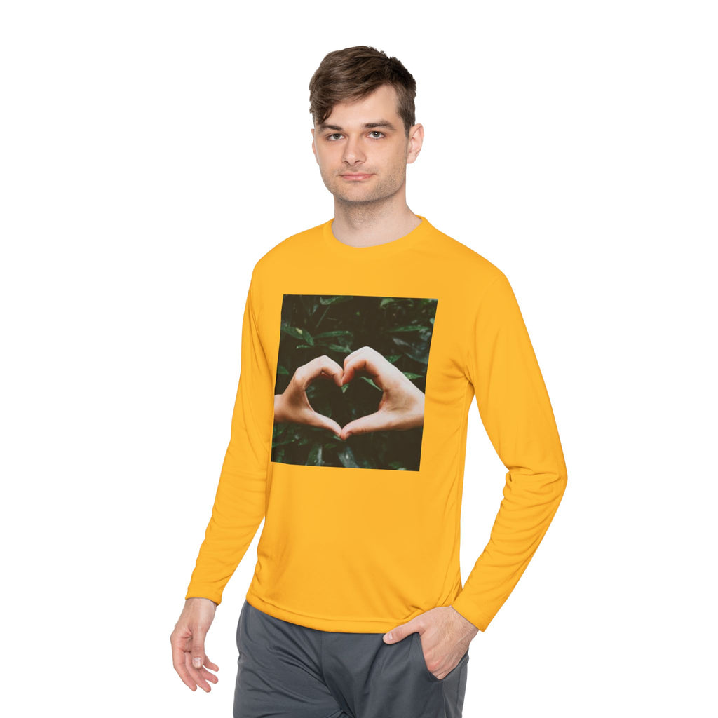 Long Sleeve Tee — Heart Hands Photo Print