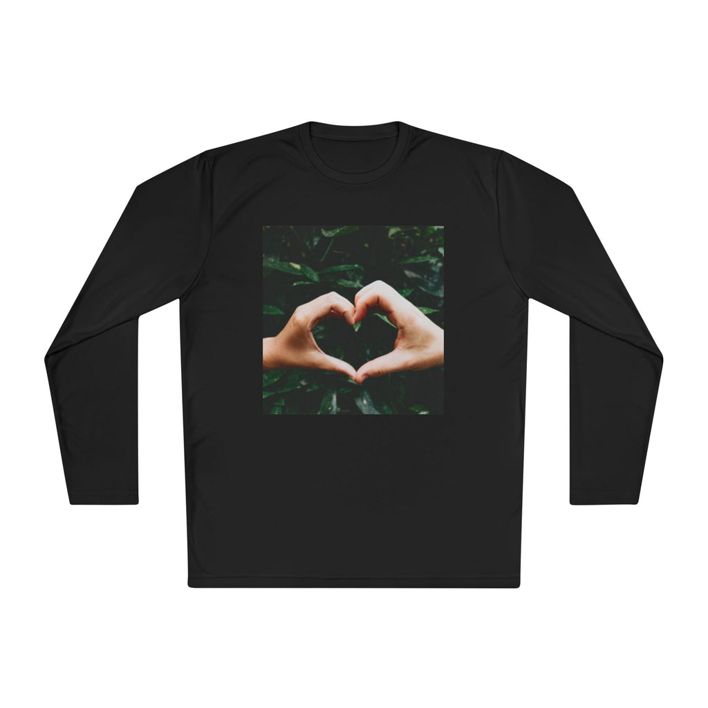 Long Sleeve Tee — Heart Hands Photo Print