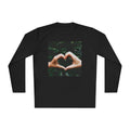 Long Sleeve Tee — Heart Hands Photo Print