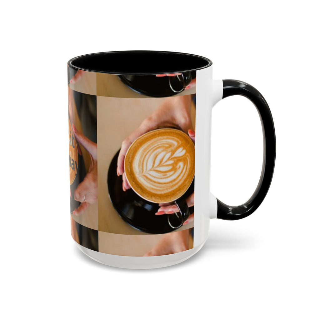 Latte Art Coffee Mug — Barista Hands Holding Latte (11/15 oz)