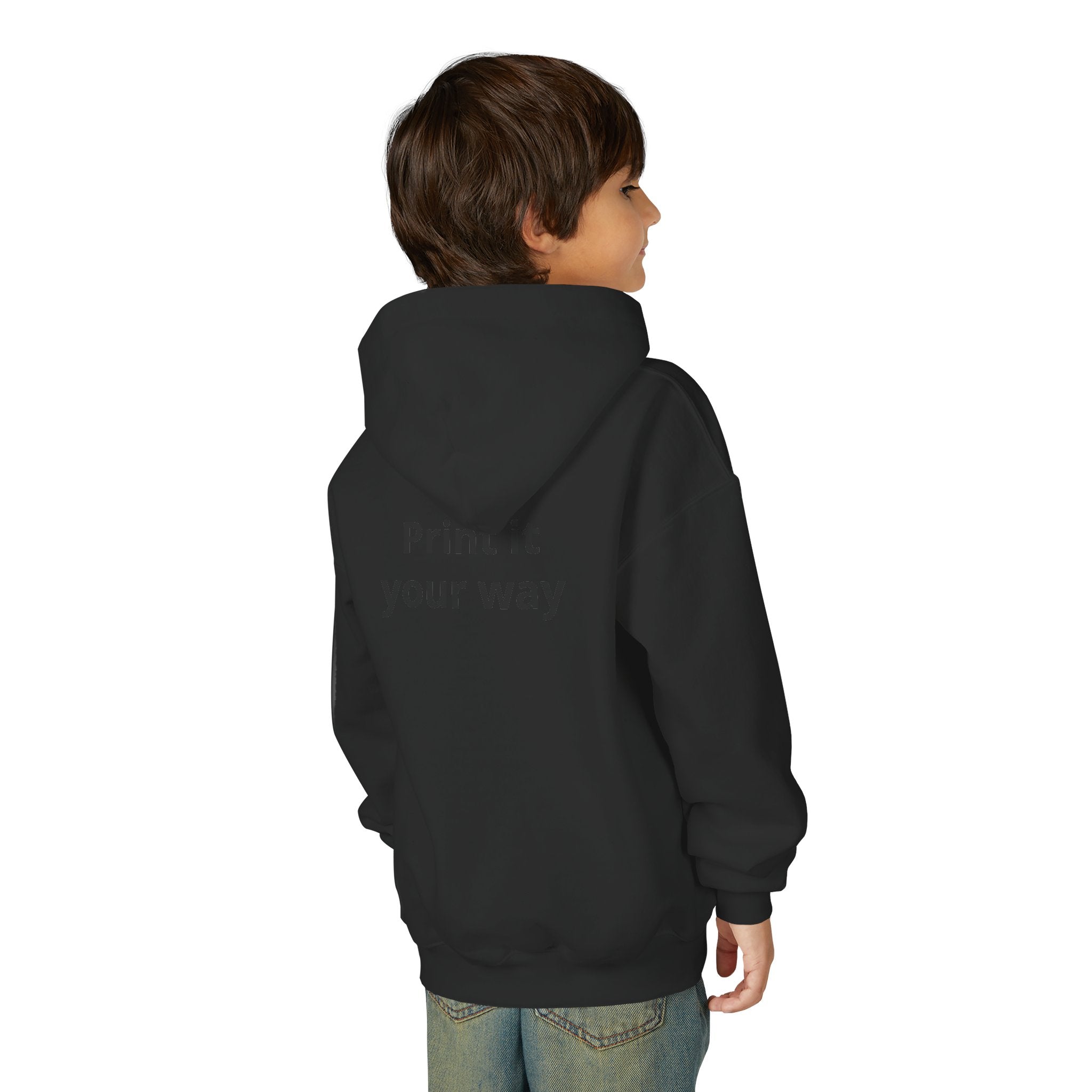 Youth Hoodie — Heart Hands Photo Graphic Hooded Sweatshirt