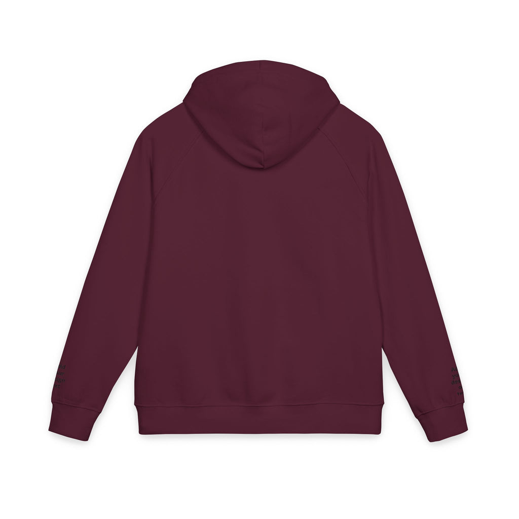 Eco Raglan Hoodie — Custom Embroidered Chest & Sleeve Design