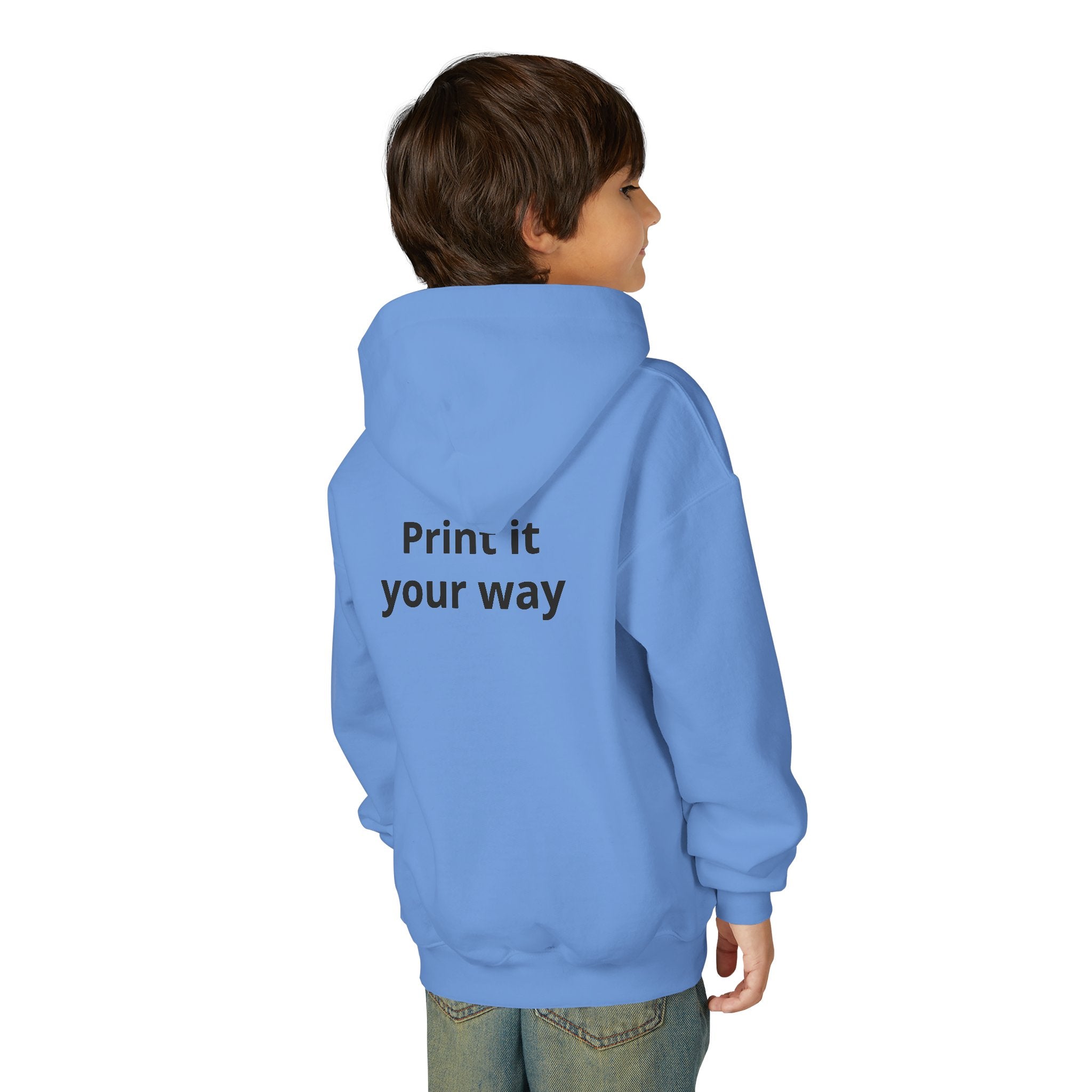 Youth Hoodie — Heart Hands Photo Graphic Hooded Sweatshirt