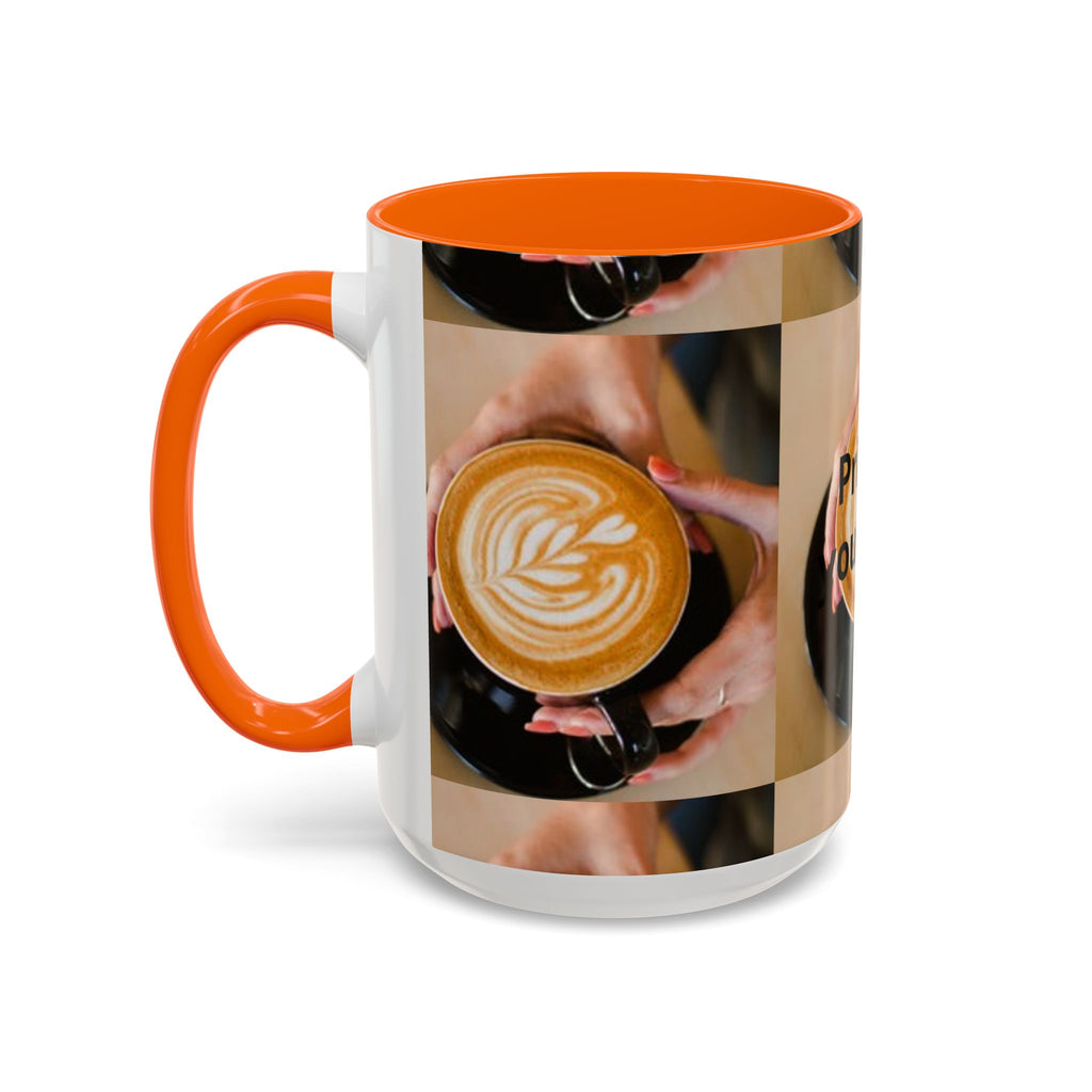 Latte Art Coffee Mug — Barista Hands Holding Latte (11/15 oz)