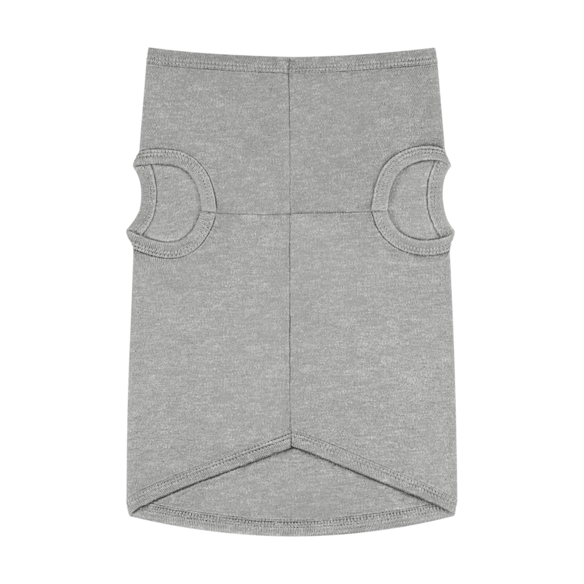 Service Dog Pet Tank Top — Black Paw Print with Red Cross Identification