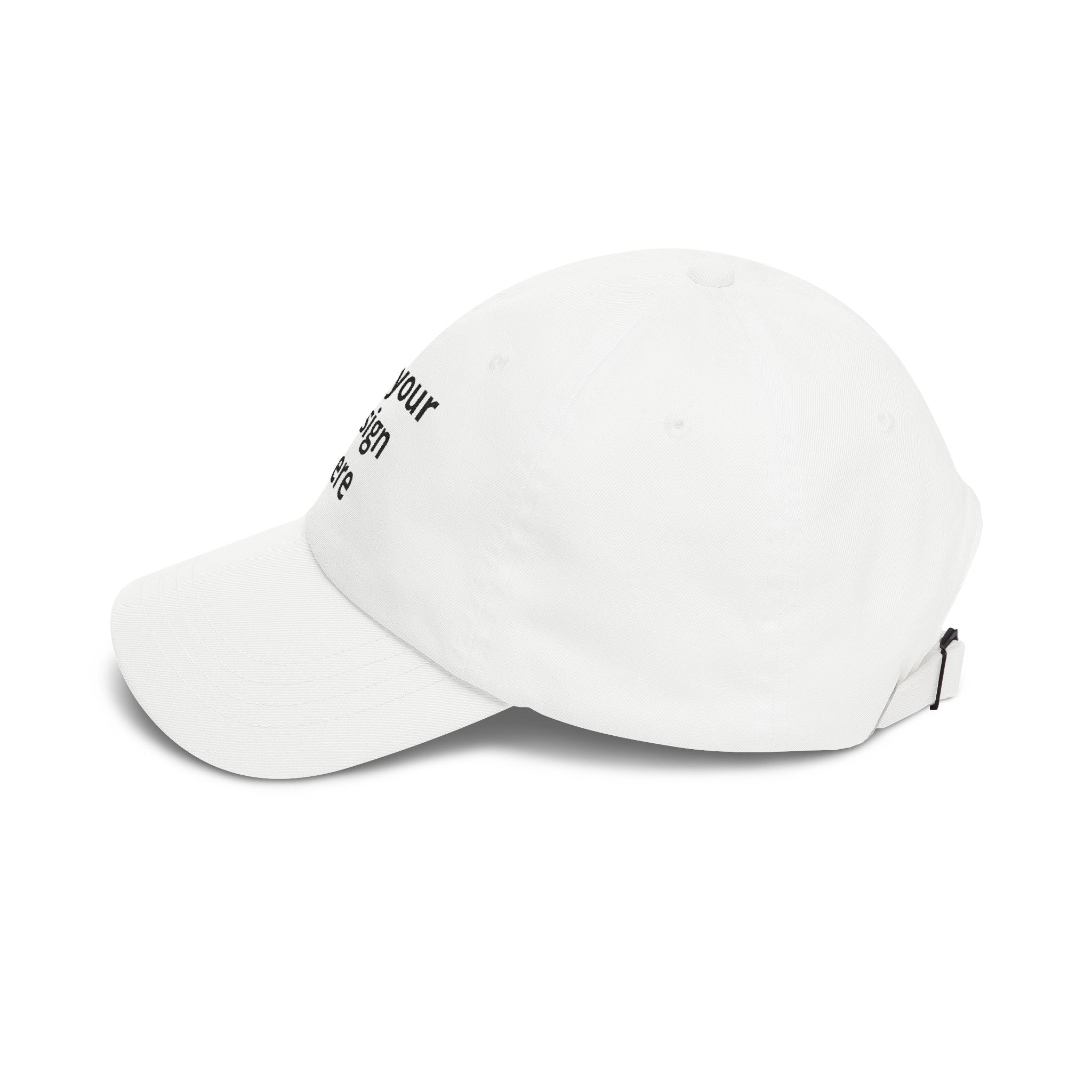 Classic Dad Cap — "Print It Your Way" Adjustable Cotton Baseball Hat
