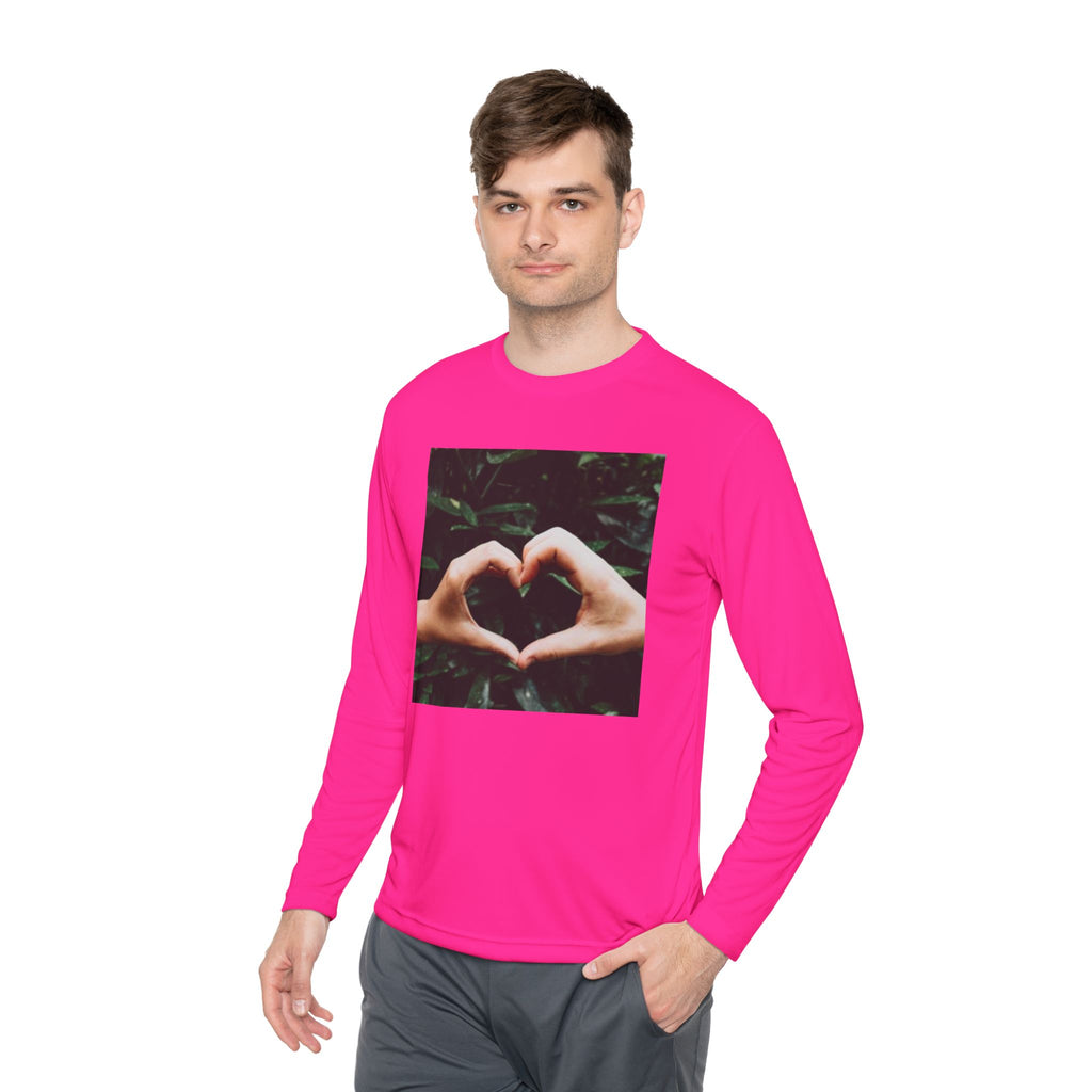 Long Sleeve Tee — Heart Hands Photo Print