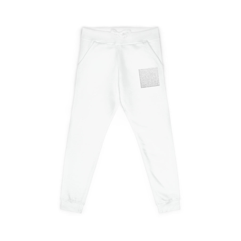 Embroidered Cozy Fleece Sweatpants — Coral Joggers with Pocket Patch — Christmas Gift for Him & Her | Fundraiser Event Gear
