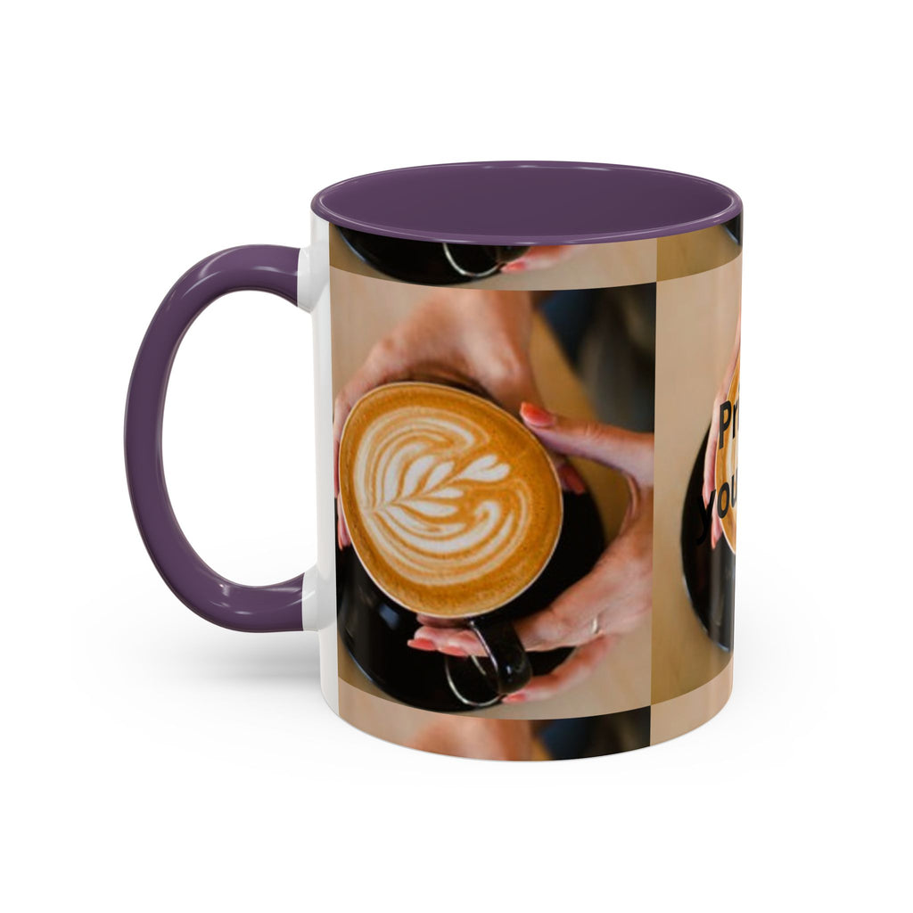 Latte Art Coffee Mug — Barista Hands Holding Latte (11/15 oz)