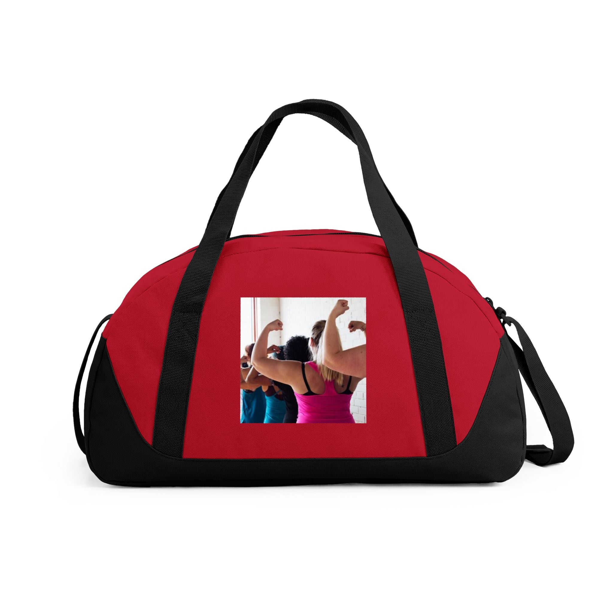 Black Access Dome Duffel Bag — Spacious Travel & Gym Weekender