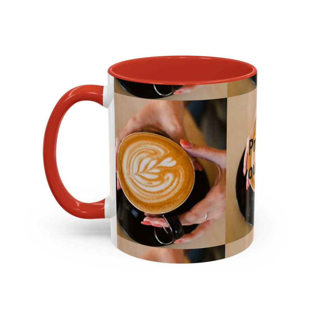 Latte Art Coffee Mug — Barista Hands Holding Latte (11/15 oz)