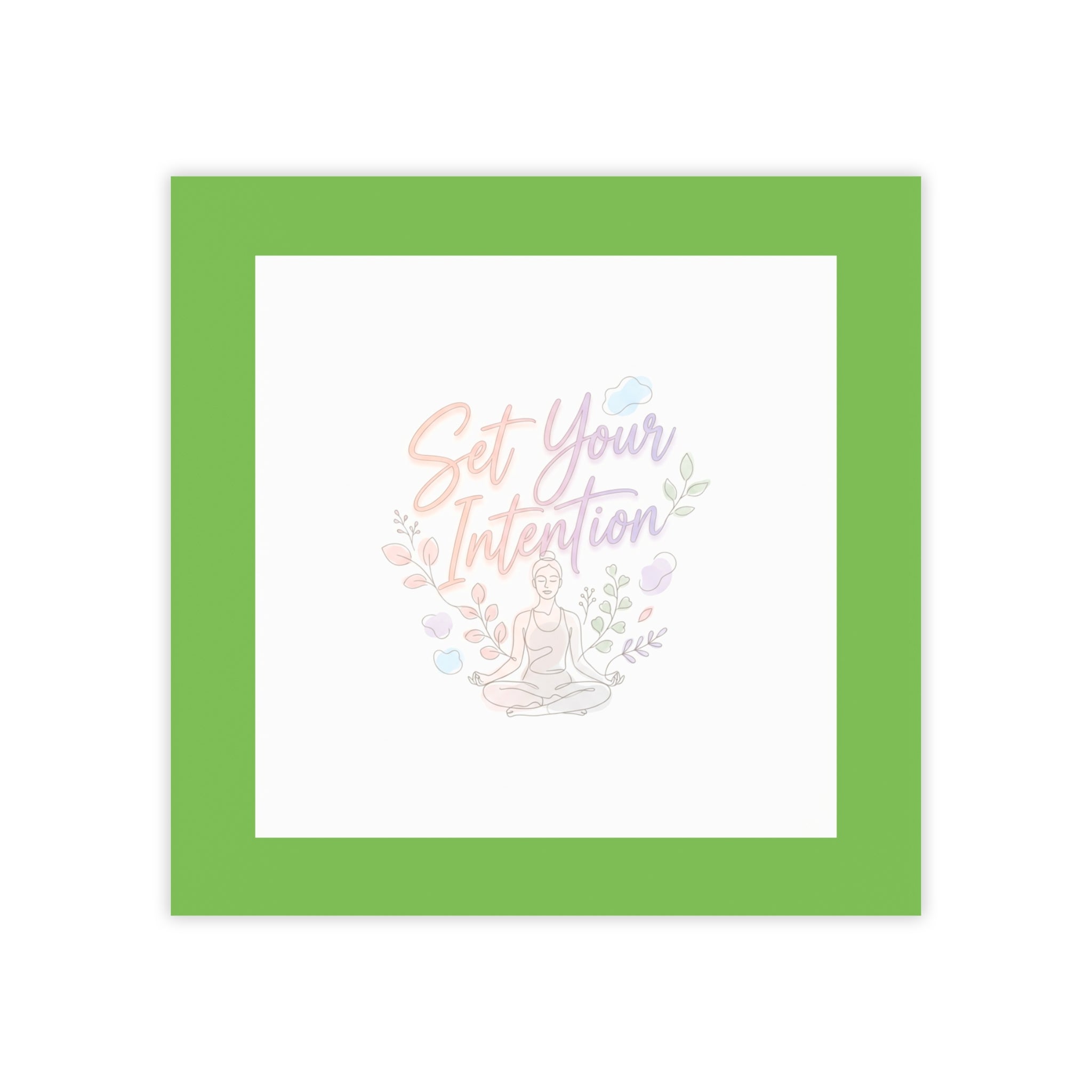 Set Your Intention Post-it Note Pads — Motivational Sticky Notes for Mindfulness & Planning