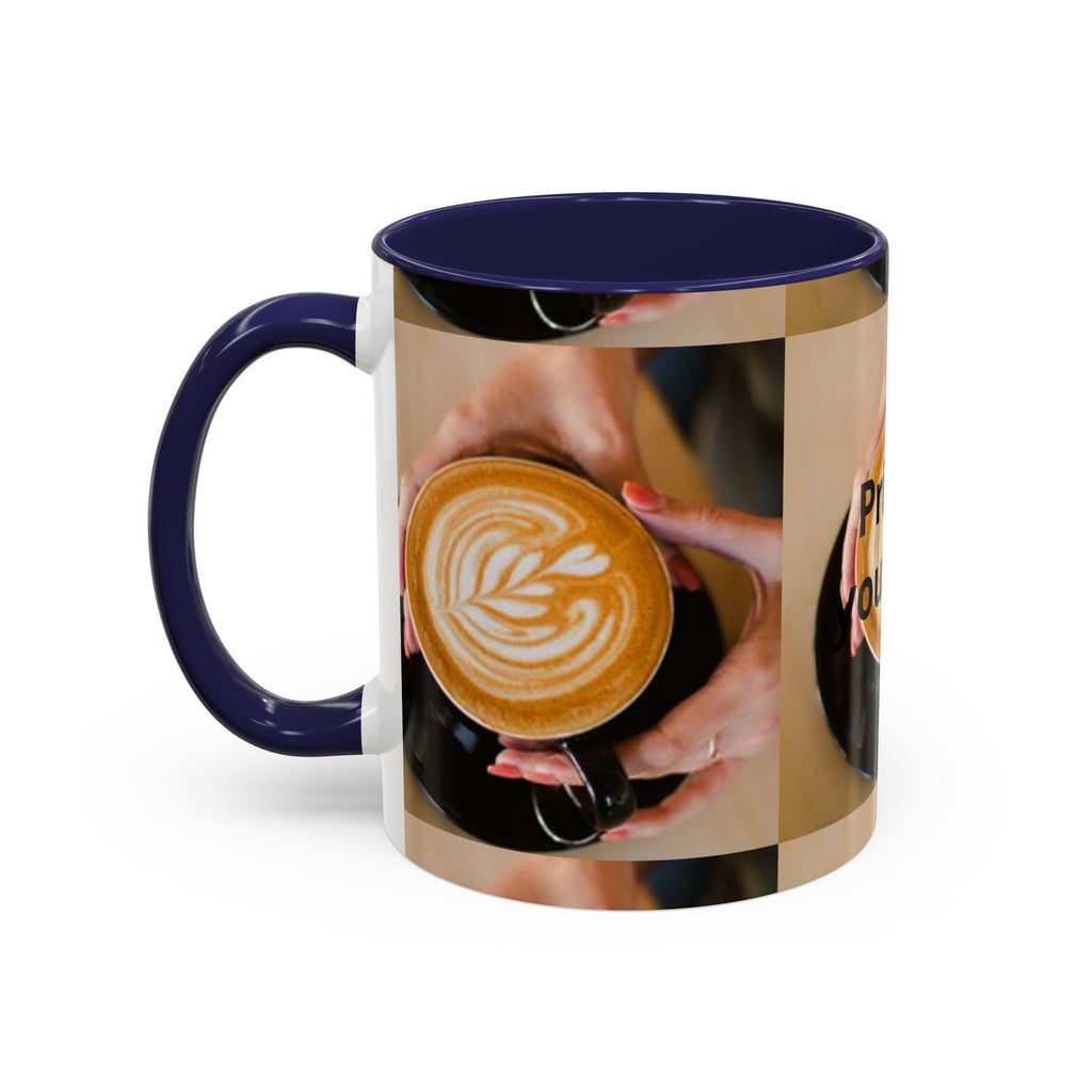 Latte Art Coffee Mug — Barista Hands Holding Latte (11/15 oz)