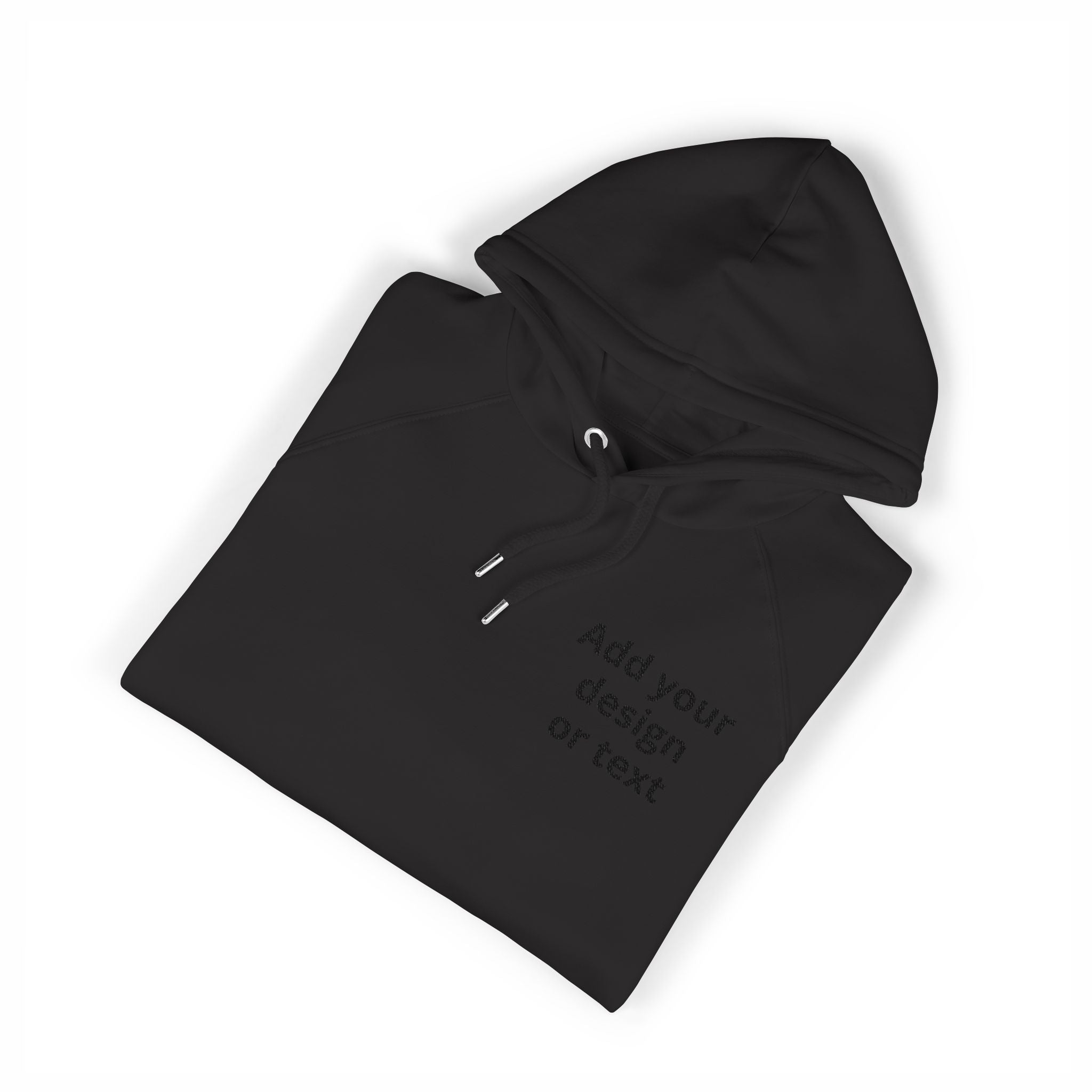 Eco Raglan Hoodie — Custom Embroidered Chest & Sleeve Design